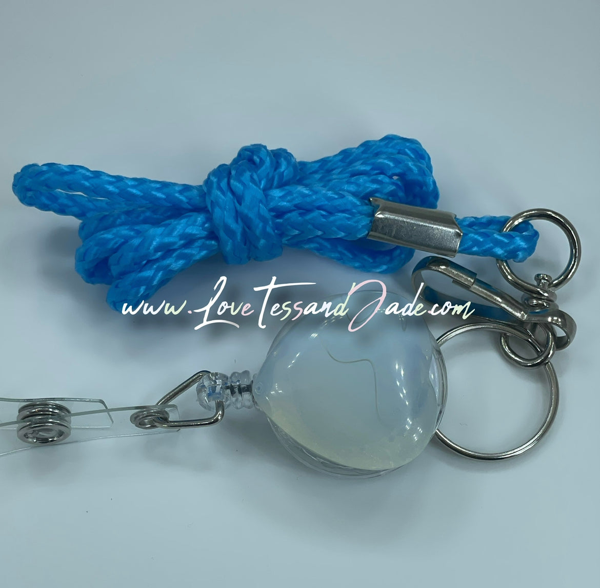 Badge | Clip | Reel | Lanyard |Crystal | Small Heart | Gemstone | Healing | Manifesting | Doctors | Nurses | Professional |First Responders | Office Professional