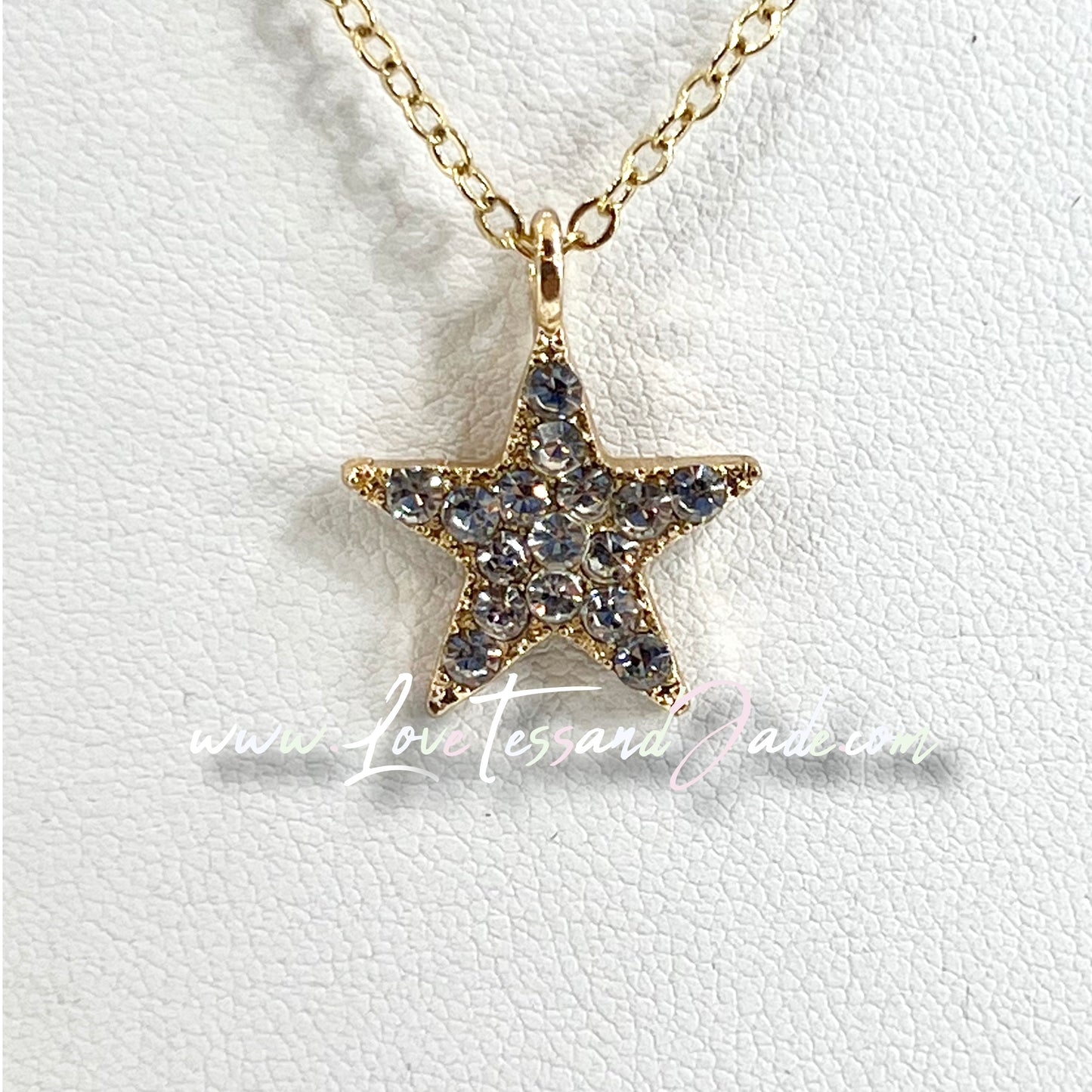 Dainty | Bohemian | Sun | Moon | Star | Crystal | Gold Plated | Necklace | 3 pcs set