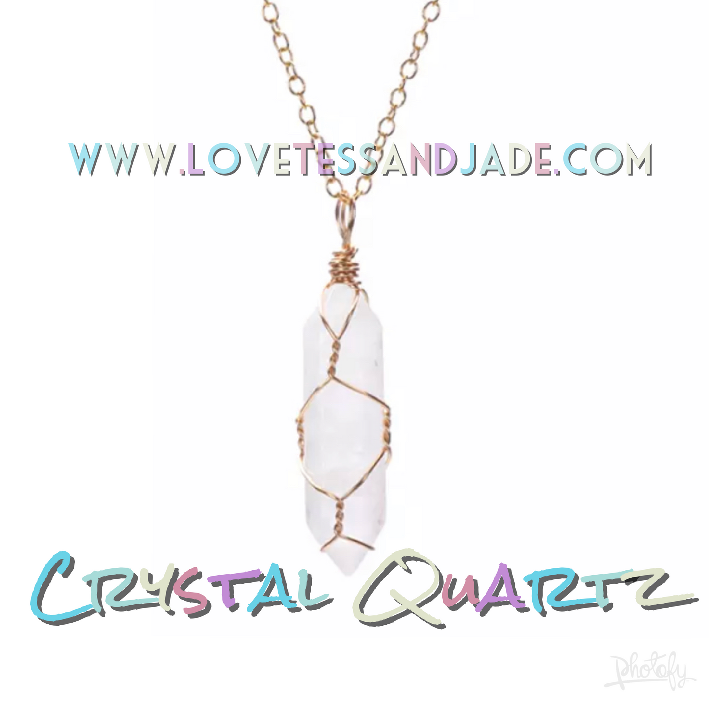 Crystal | Wire Wrapped | Natural | Point | Amethyst | Rose Quartz | Opalite | Green Aventurine | Tiger Eye | Crystal Quartz